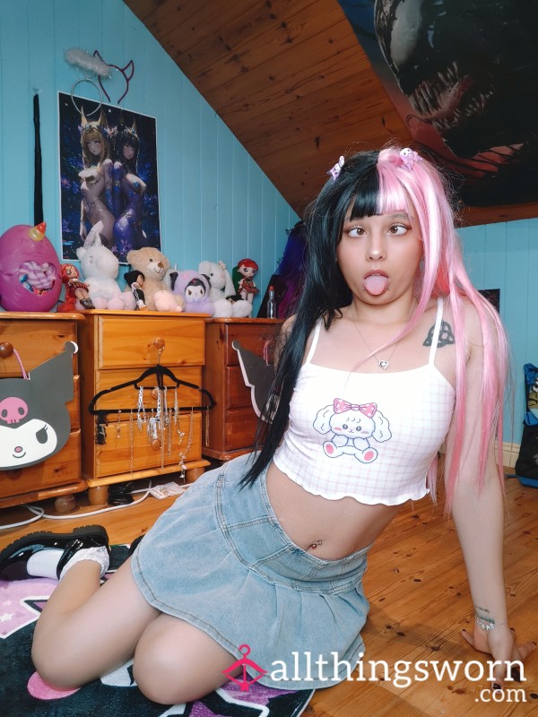 Cute Skirt With Cute Roleplay An Hot Custom Pics