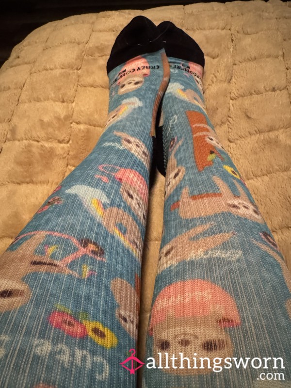 Cute Sloth Compression Socks