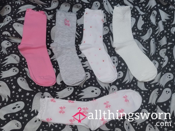 Cute Socks Worn For You 😘🎀 24 Hour Wear As Standard | Free UK Shipping Included 💖
