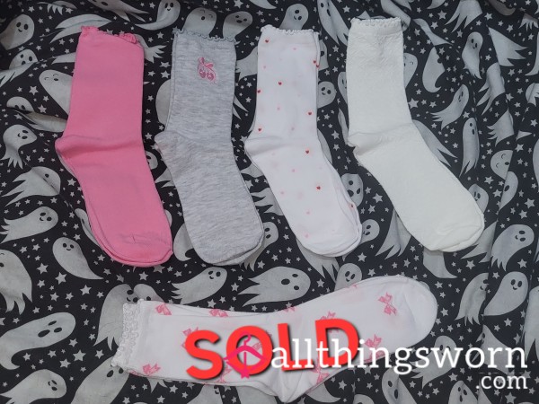 Cute Socks Worn For You 😘🎀 24 Hour Wear As Standard | Free UK Shipping Included 💖