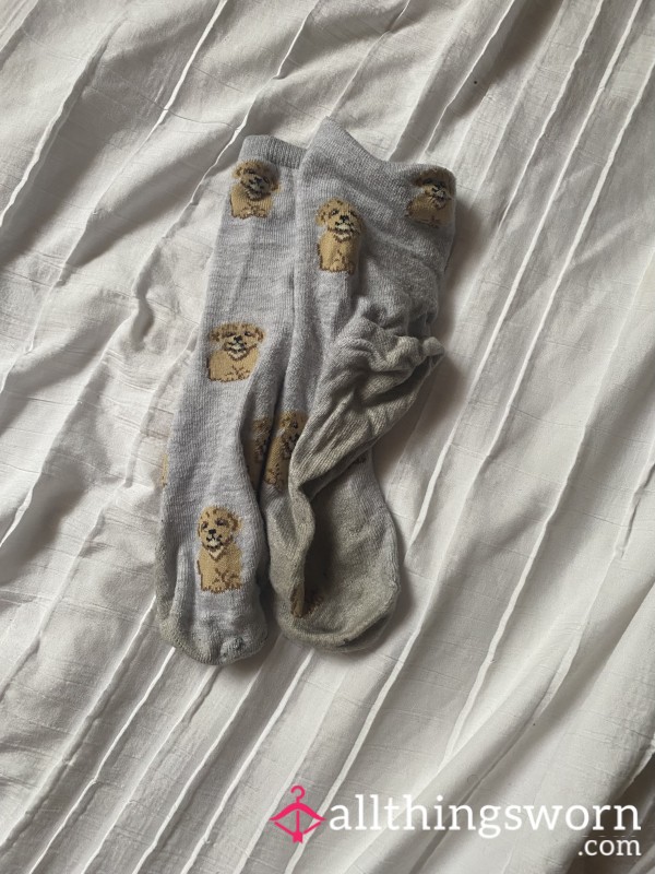 Cute Socks Worn On Feet