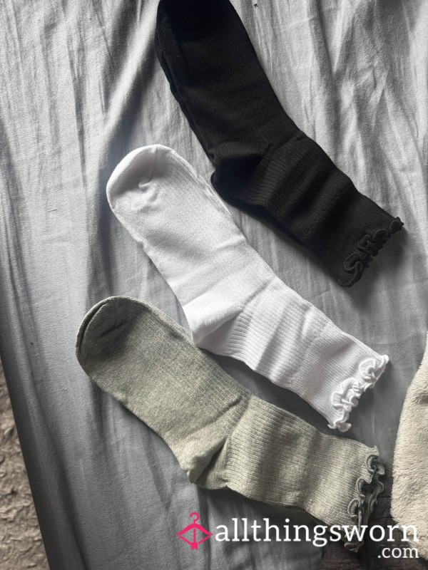 Cute Soft Frilly Socks