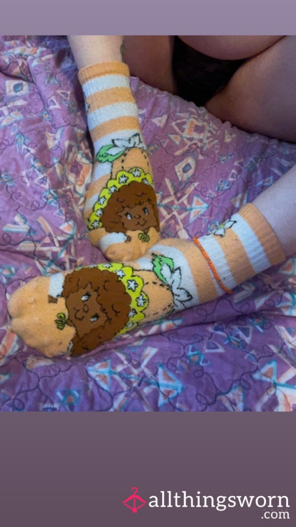 Cute Strawberry Short Cake Socks