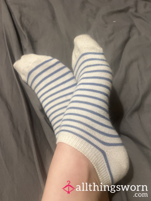 Cute Striped Trainer Socks