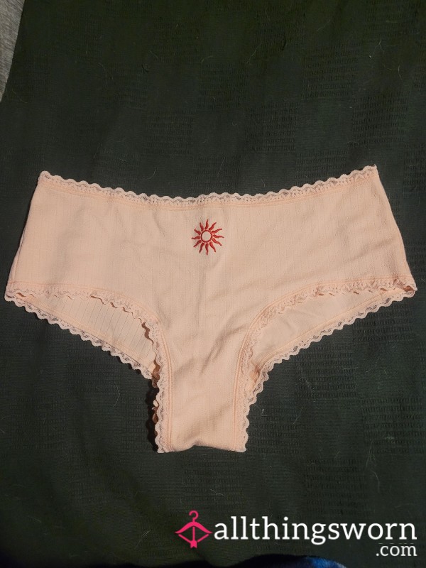 Cute Sun Panties Worn For 4days
