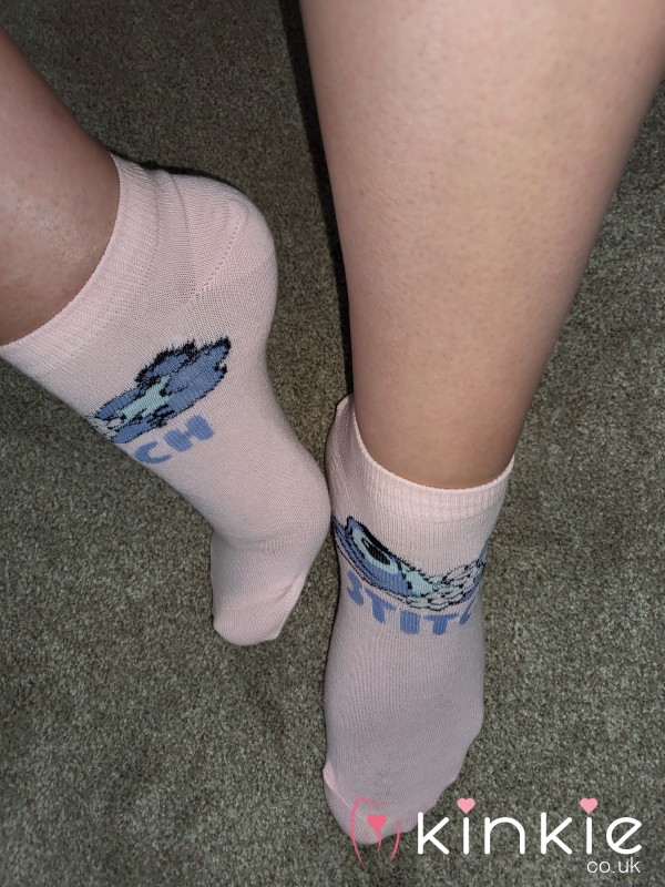 Cute, Sweaty Lilo & Stitch Socks