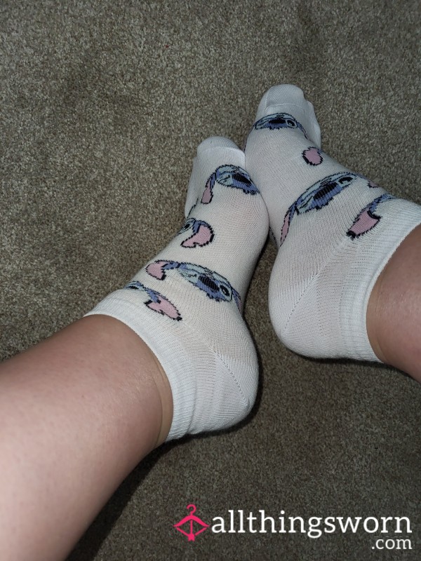 Cute, Sweaty Lilo & Stitch Socks