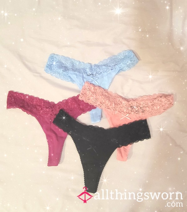 Cute Thongs With Lace 💞