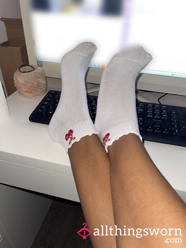 Cute White Ankle Socks