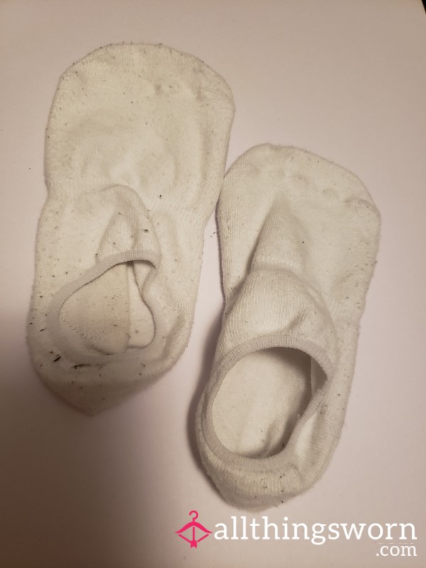 Cute White Ankle/ballerina Socks