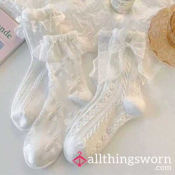 Cute White Socks - Awaiting Delivery