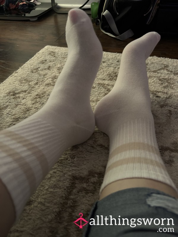 Cute White STINKY Socks 🧦