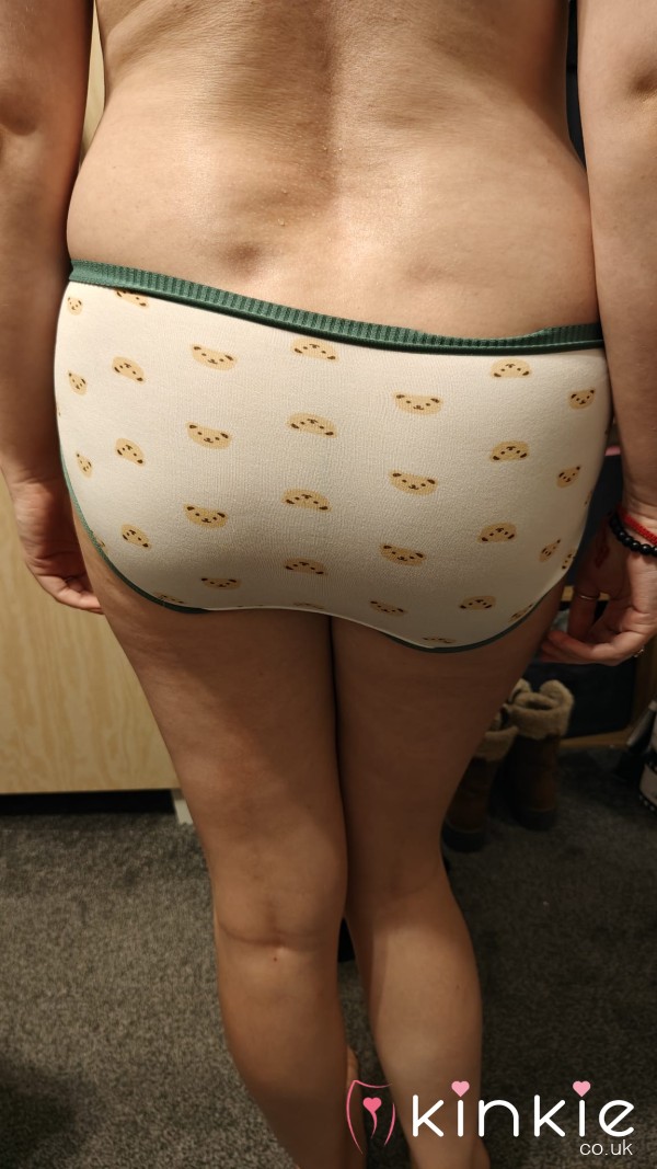 Cute White Teddy Bear Knickers