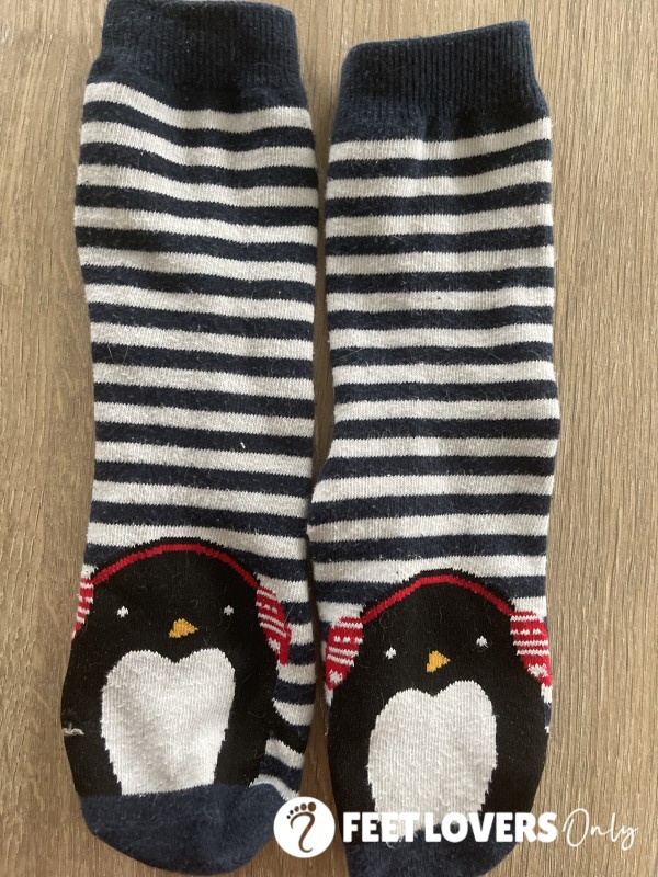 Ka**y’s Cute Winter Penguin Socks