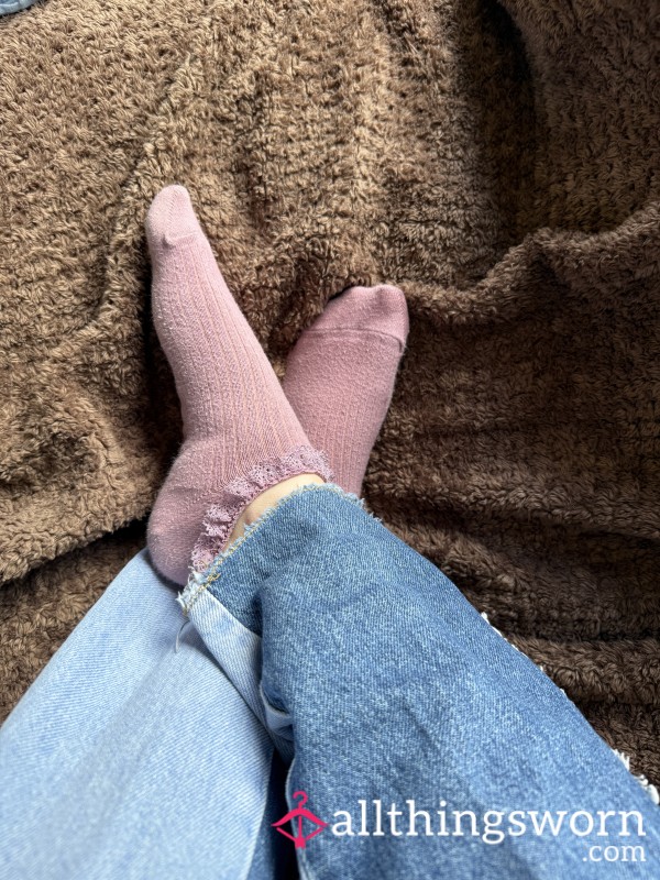 Cute Worn Ankle Socks