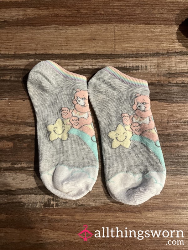 Cute Worn Bear Socks
