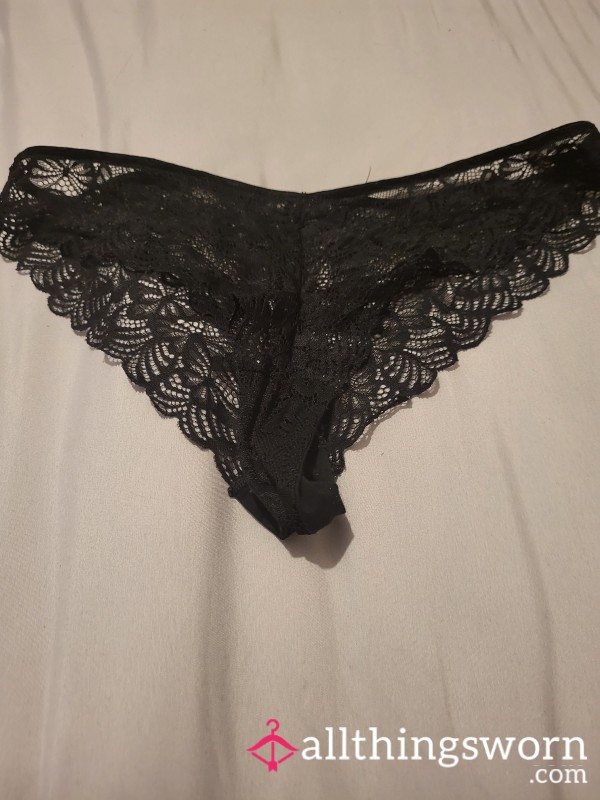 🖤❤️cute Worn Black Panties❤️🖤