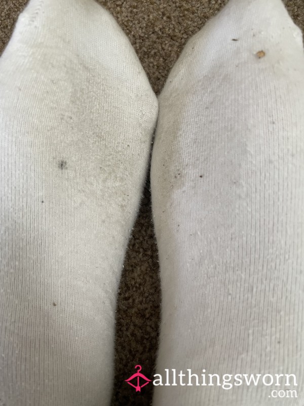 Cute Worn White Socks 🌟
