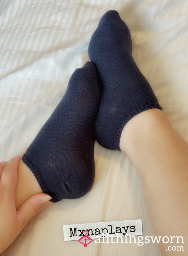 Cutie Black Ankle Socks