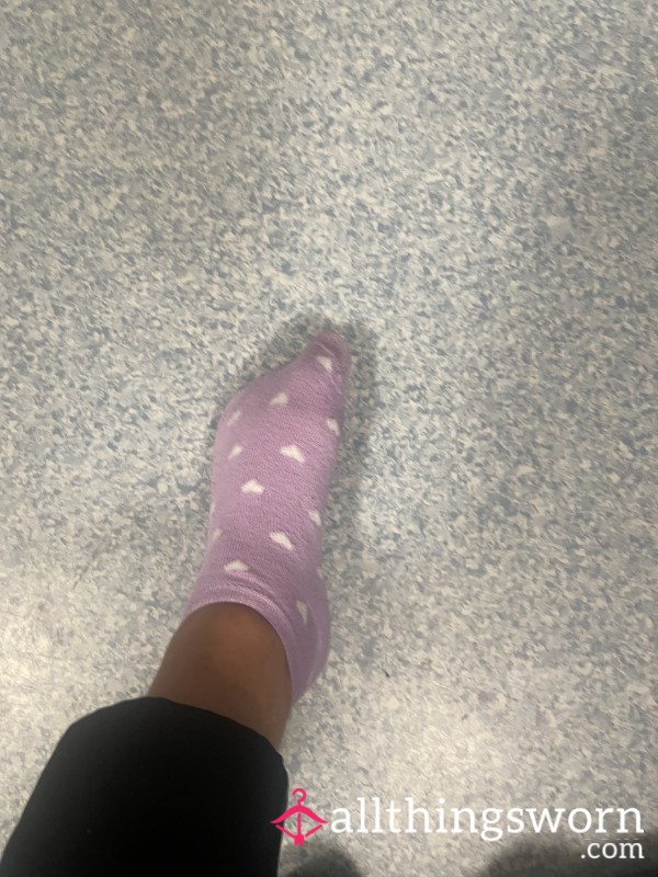 Cutie But Sweaty Love Heart Socks ❤️