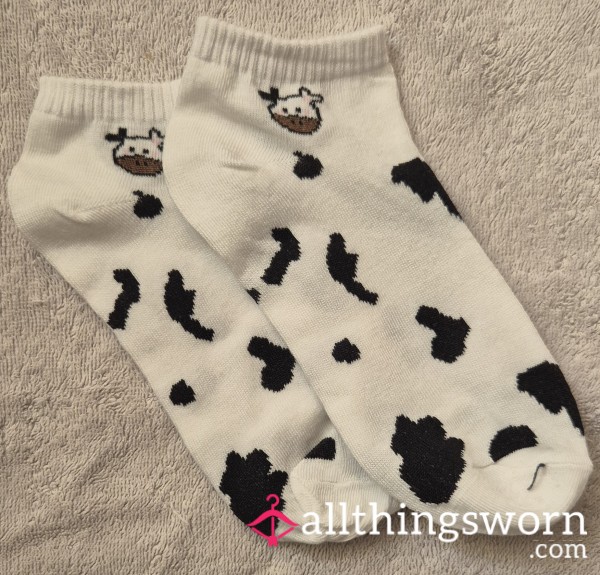 Cutie Cow Print Socks