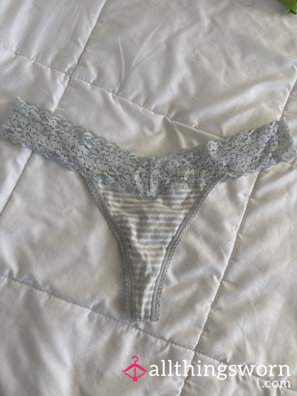Cutie Little Striped Thong
