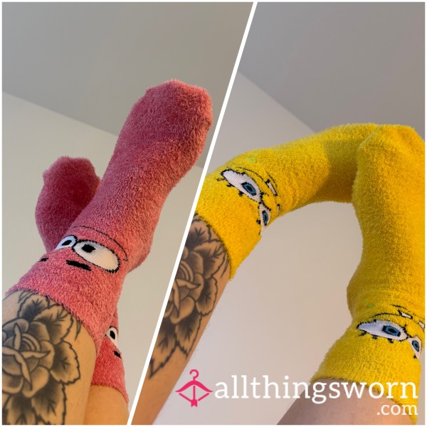 Cutsie Footsie SpongeBob Fluffers!