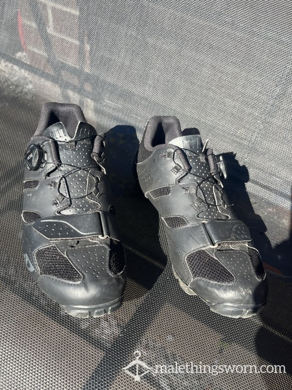 Worn Giro Cycling Cleats, 3 Years Use