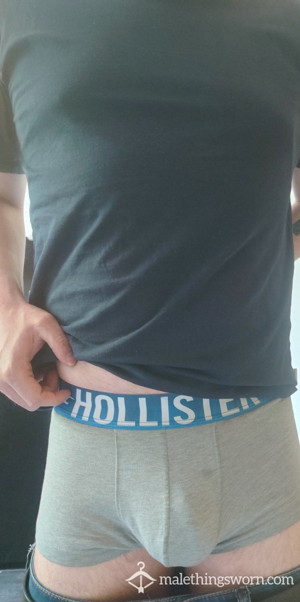 Dad Hollister Tight & Sweaty Boxer Shorts!