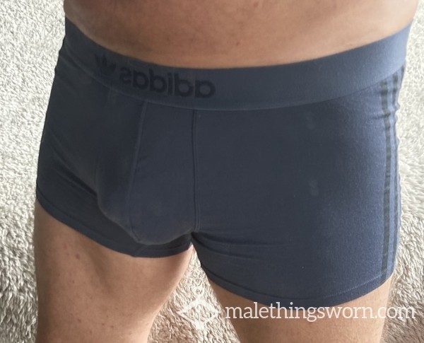 🔥Daddy’s Adidas Blue Tight Boxers, XL,how Do You Want Them?!😛😈😜
