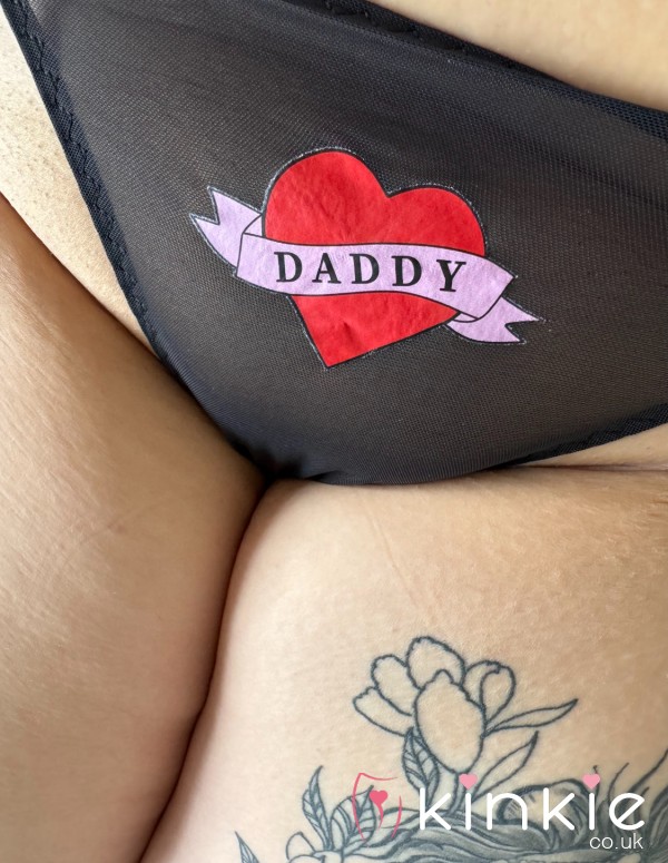 DADDY’S BAD GIRL THONG ⭐️ TABOO WORN THONG ⭐️VACUUM SEALED