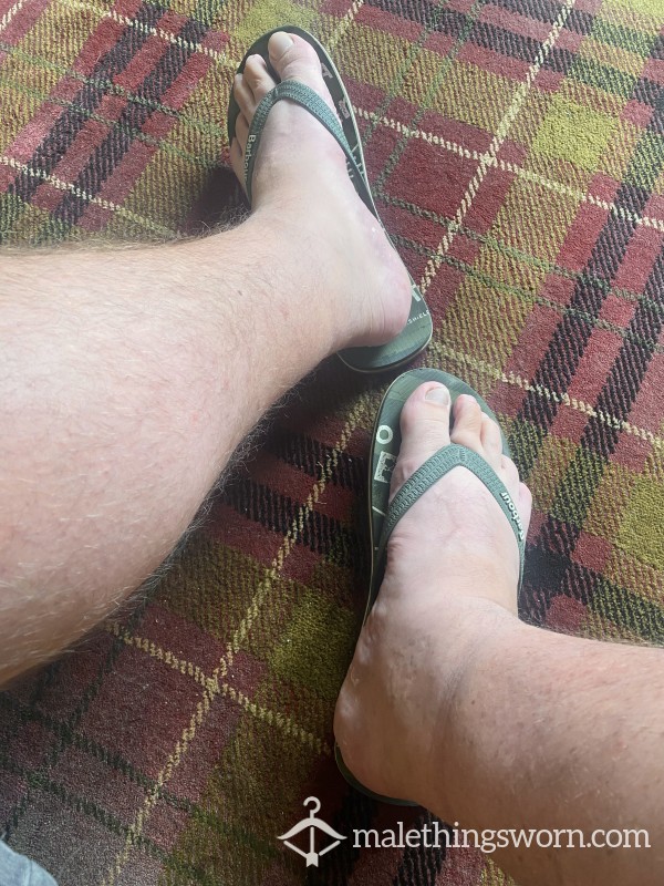 Dad’s Barbour Flip Flop’s