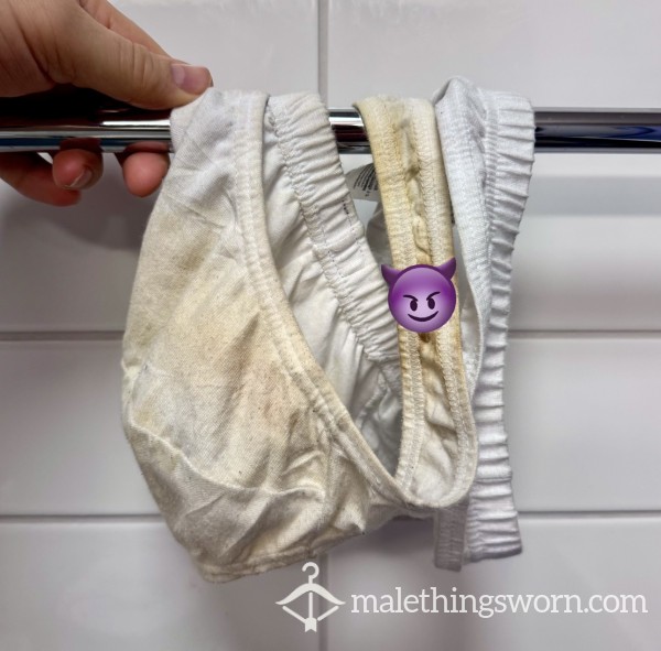 White Thong 🩲 Incl. Shipping – Worn, Musky & Ripe For You