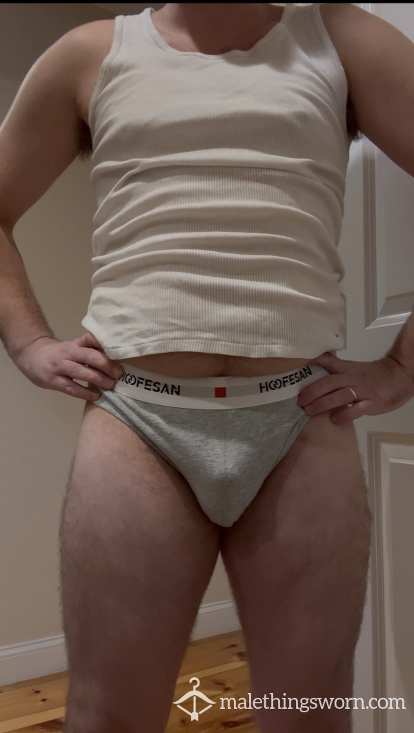 Dad’s Used XL Briefs - Gray