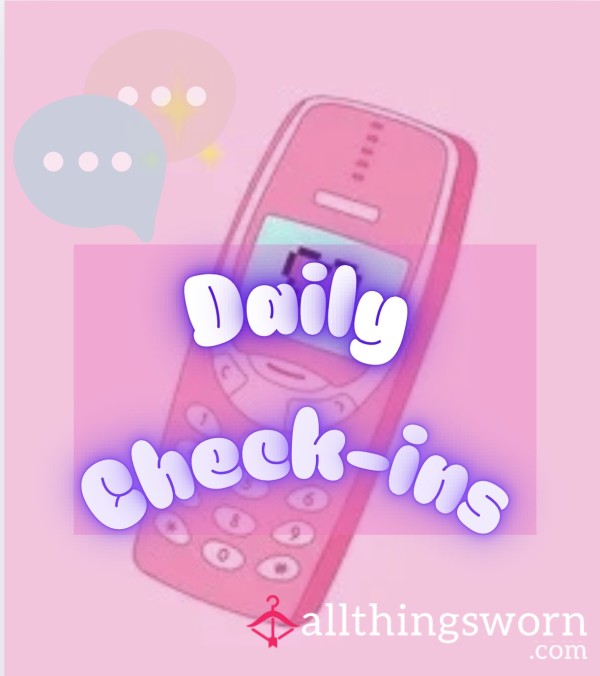 💌 Daily Check-ins 💖