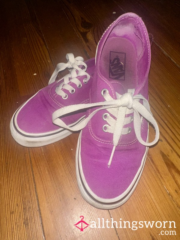 Daily Worn Purple Vans 😈