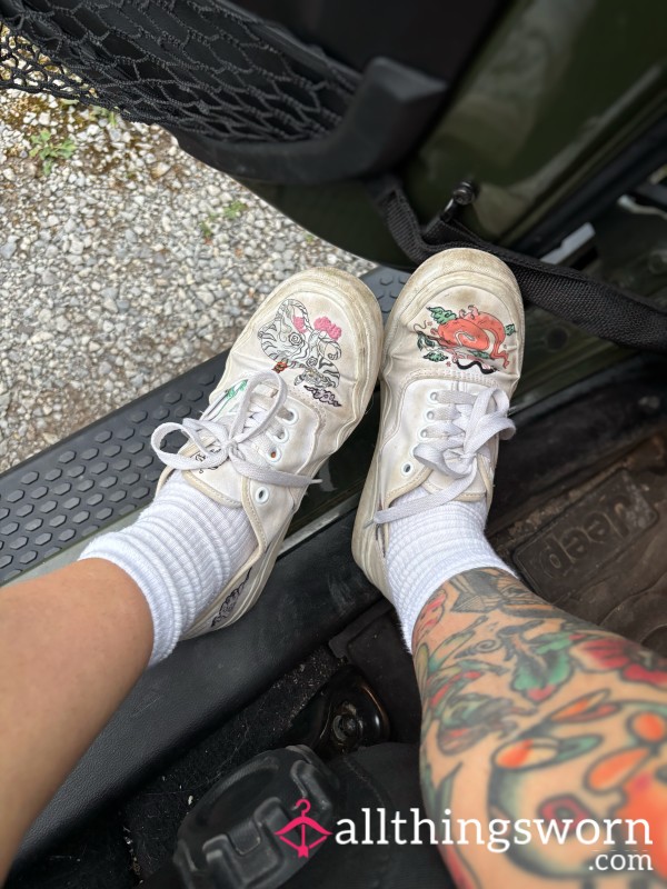 Daily-Worn Vans – Size 8 – Full Character & Scent