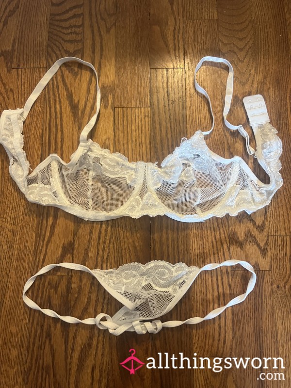 Dainty White Lingerie Set