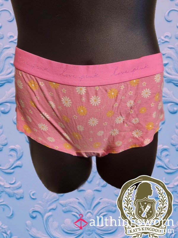 🌸 Daisy Dare | Victoria’s Secret PINK Flor*l Boyshort Panty (XXL)