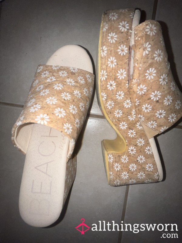 Daisy Wedge Heels