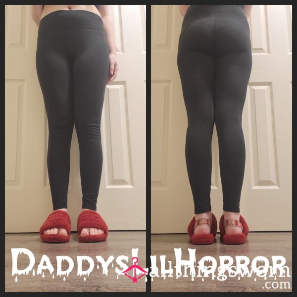 Damaged Black Leggings