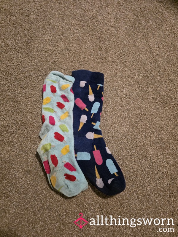 Damp And Sweaty Running Socks- Ready For Your Face To Be Smothered 😈.