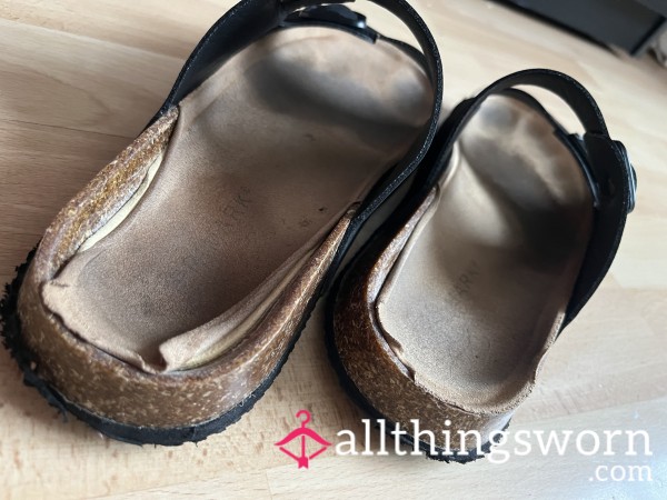 Damp Toe Stained Sandals