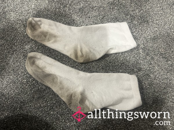 DANCED IN -6 Hours- White Socks