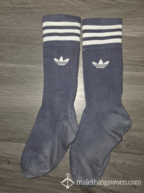 Dark Blue Addidas Socks 7 Day Wear