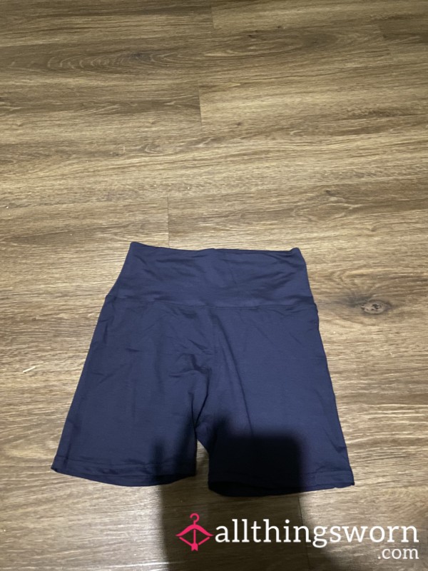 Dark Blue Biker Shorts