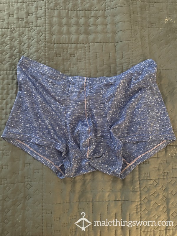Dark Blue Low Rise Boxer Briefs