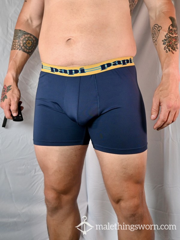 Dark Blue Papi Boxer Briefs