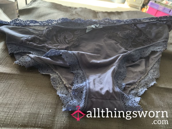 Dark Blue Sweaty Arse Panties