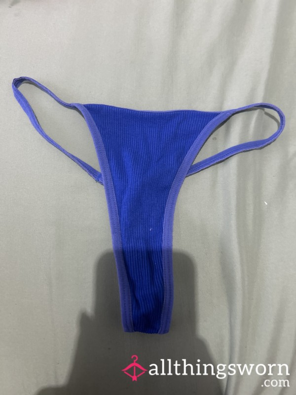 Dark Blue Thong